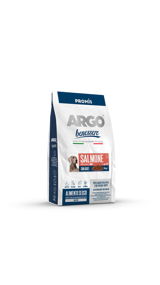 Promis Argo Benessere Premium Ξηρά Τροφή για Ενήλικους Σκύλους με Σολομό 3kg