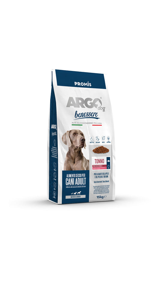Promis Argo Benessere Premium Ξηρά Τροφή για Ενήλικους Σκύλους με Τόνο 15kg