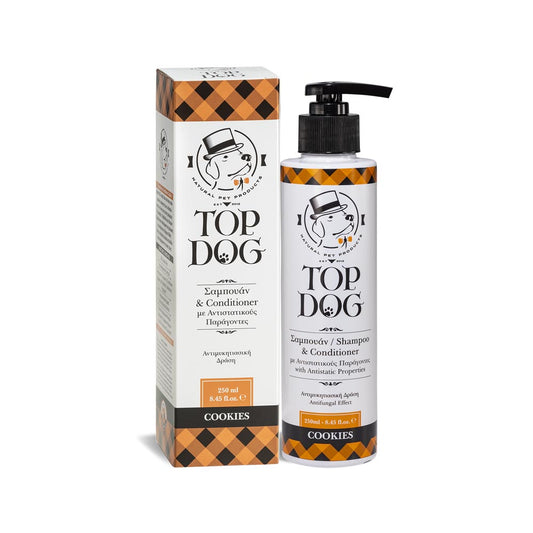 Top Dog Cookies Αντιμυκητιακό Σαμπουάν Σκύλου 250ml