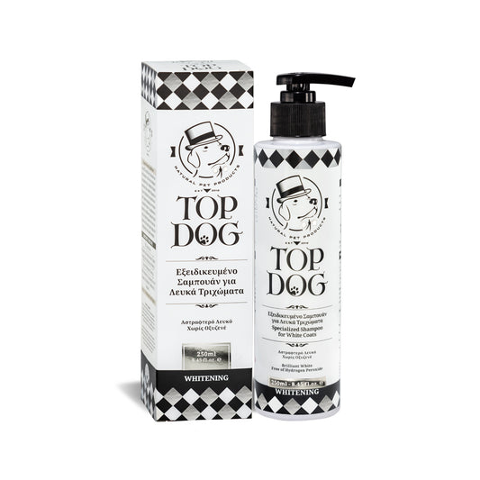 Top Dog Whitening Σαμπουάν Σκύλου για Ενίσχυση Λευκού Τριχώματος 250ml